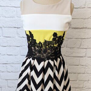 Rinascimento Lace Embellished Dress, Italy - Size XS